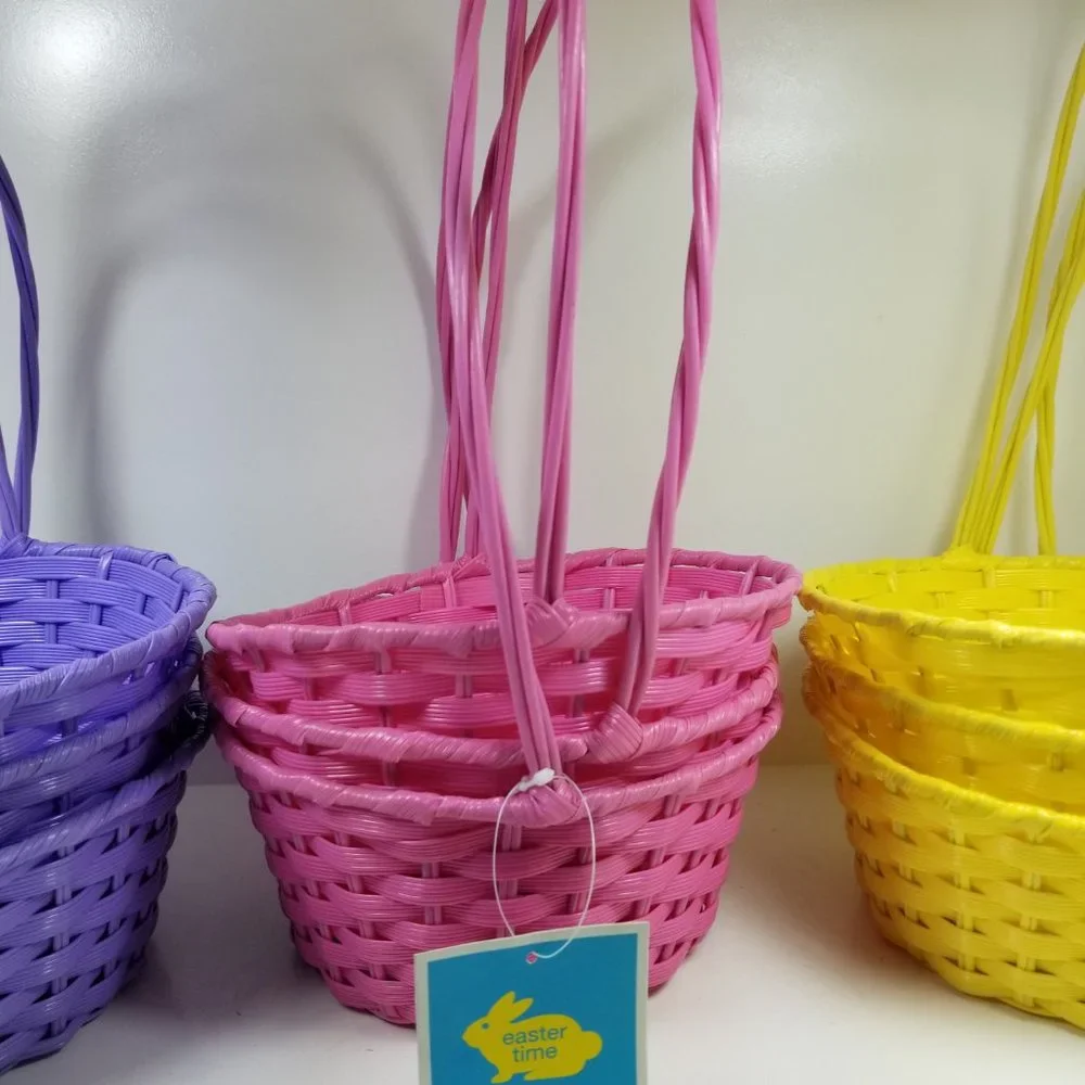 Set of 9 ester Basket's plastic and wire 6